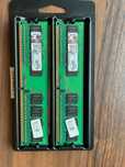Pamięć RAM kingston 2 x 1 GB używana