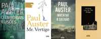 Livros: Paul Auster Vertigo, Inventar Solidão, Ilusões, Lulu [Pr Conj]