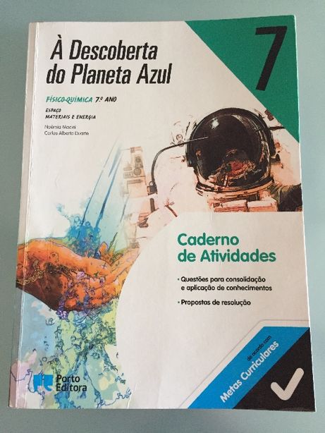 Caderno Actividades Físico-Quimica 7º Ano - À Descoberta do Planeta