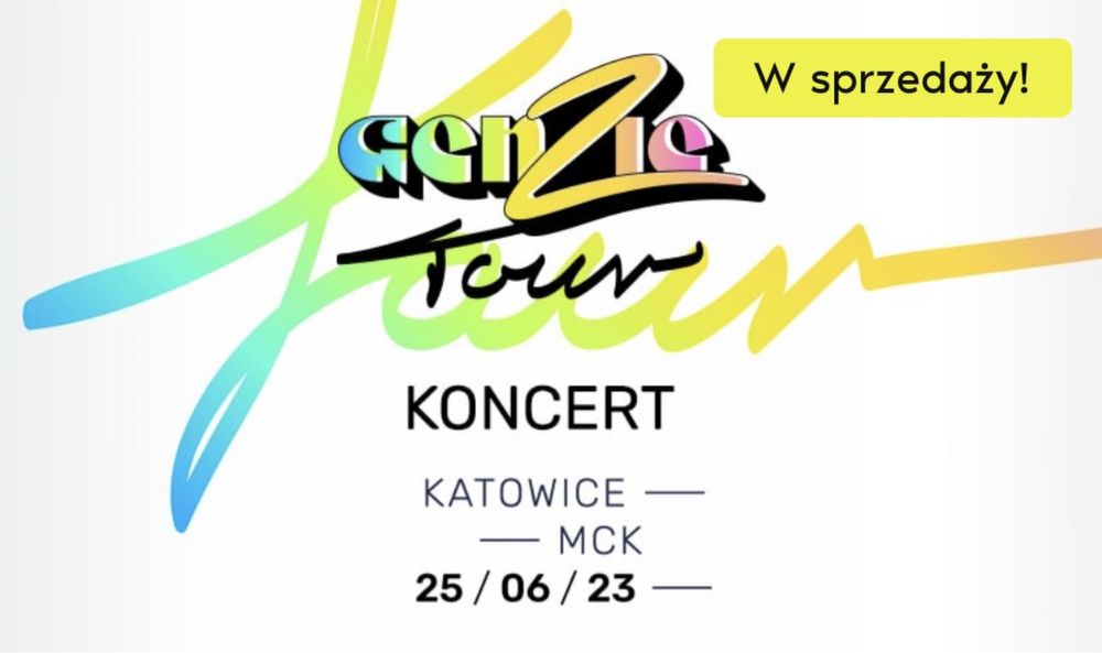 Bilet na koncert Genzie Katowice 25.06.2023 r.