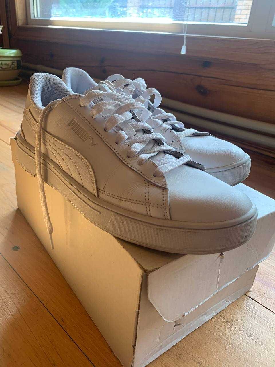 Кеды белые Puma мужские