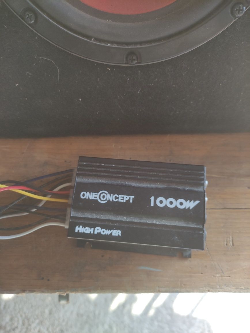Subwoofer Sony xPlod e Amplificador