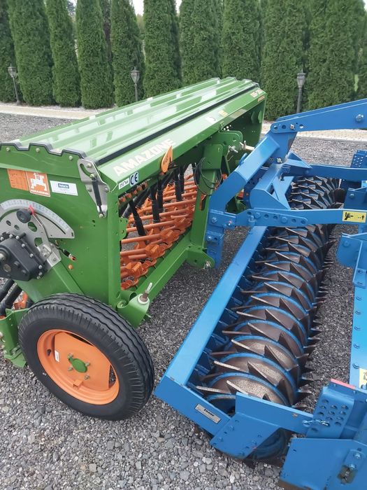 Agregat uprawowo-siewny 3m brona Rabe Werk siewnik Amazone D-9 Specjal