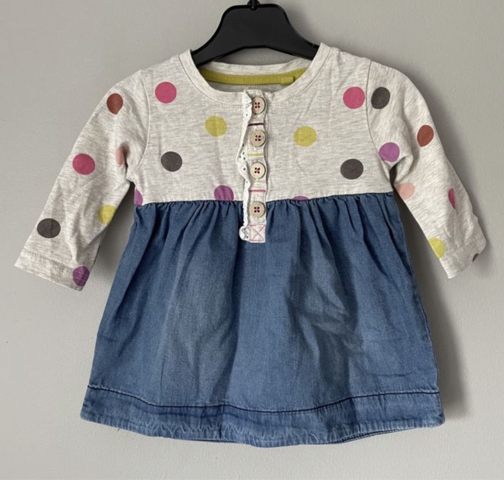 Zestaw sukienek 5 sztuk - name it carter’s next h&m bawełna 62 68 74