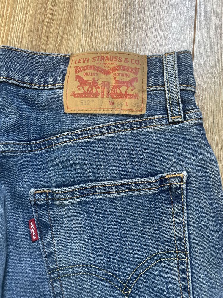 Jeansy Levi’s 512 męskie straight leg W29 L32