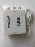 Adapter MINI AV2VGA AV do VGA monitora 720p 1080p
