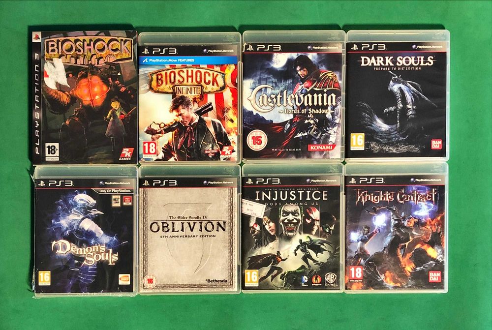 PLAYSTATION 3 PS3 Bioshock Evil Kingdom Minecraft Mortal One Sly Souls