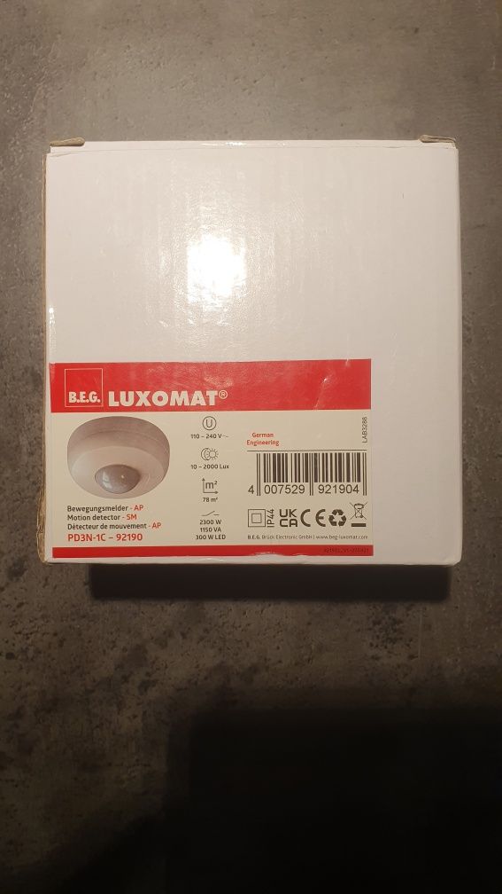 Czujka ruchu i obecności Luxomat PD3N-1C-92199