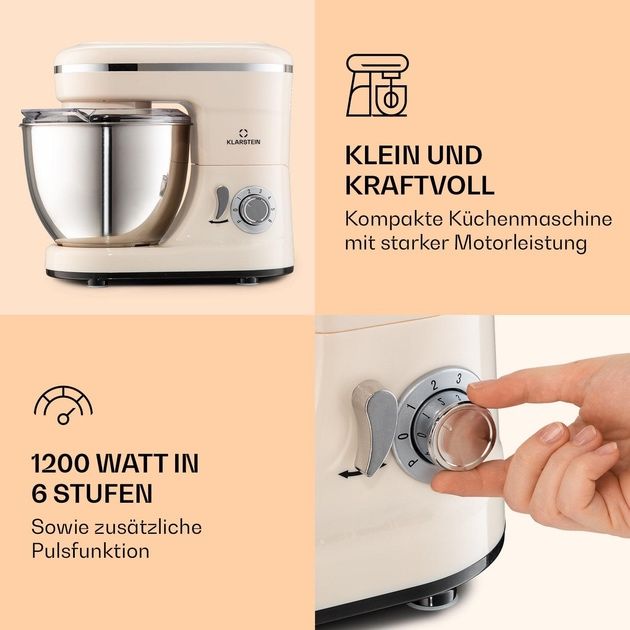 Кухонний комбайн/тістоміс Klarstein Bella Mini (10037981)