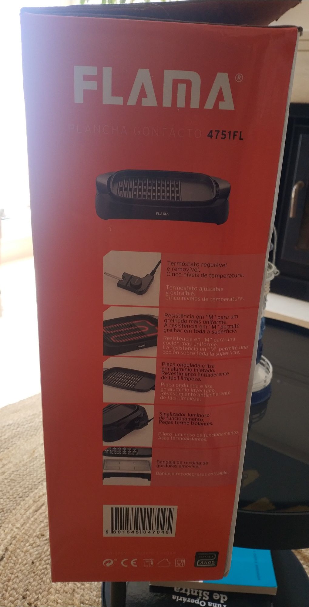 Grelhador FLAMA 4751FL como novo 30€