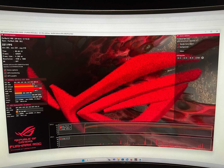 Karta graficzna RTX 2080 8GB MSI Duke