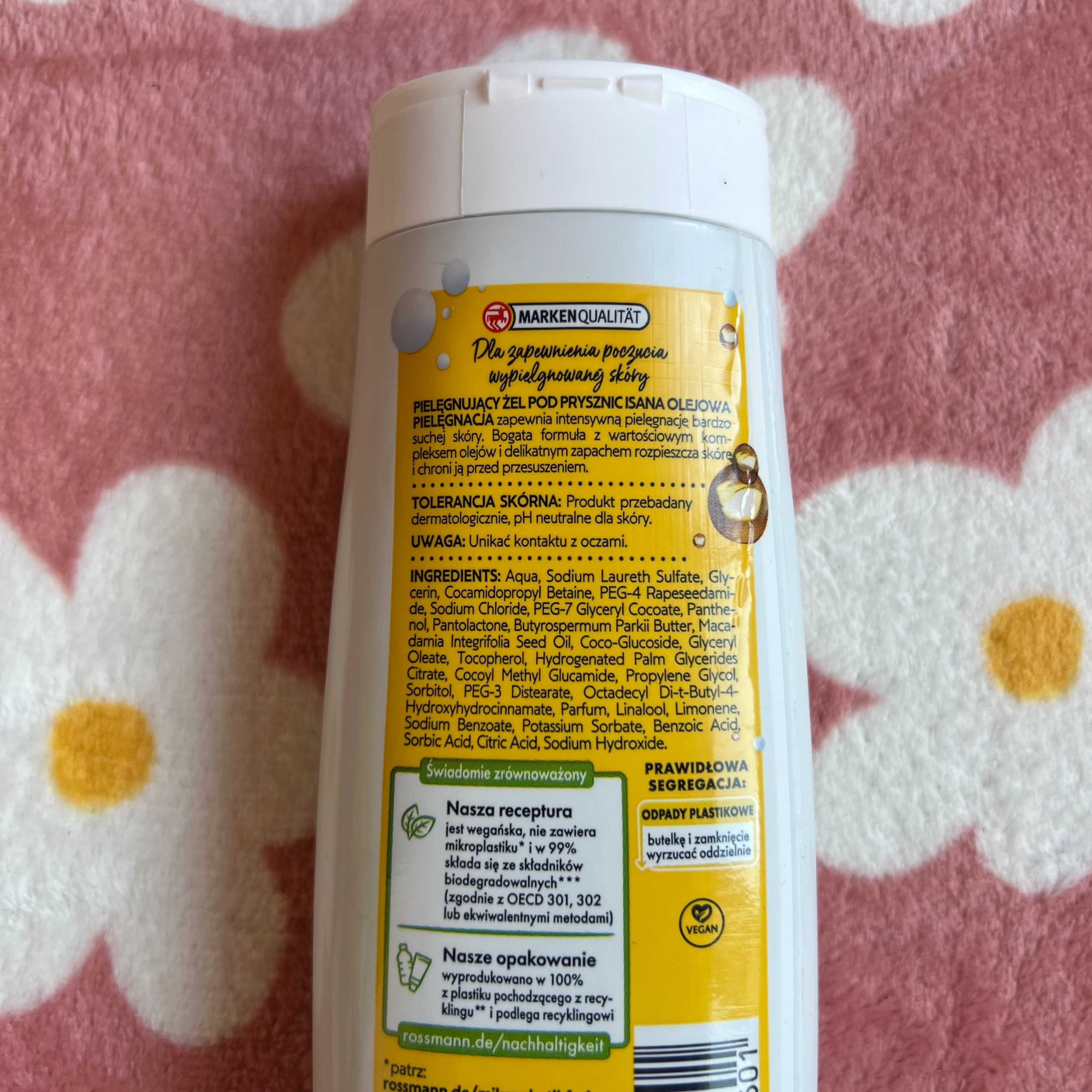 ISANA Żel pod prysznic, pielęgnujący, z olejem makadamia 300ml
