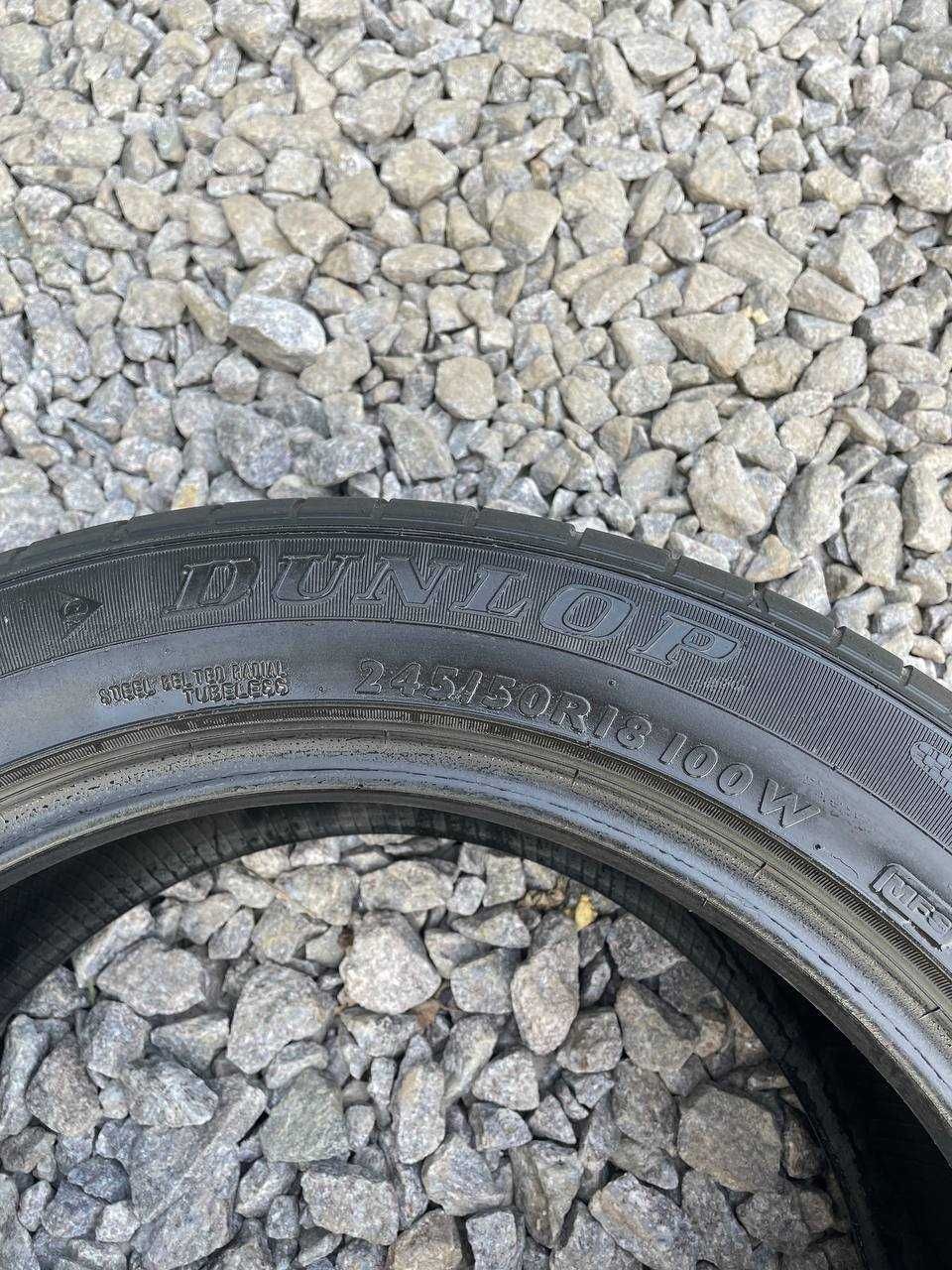 Шини Пара Dunlop 245/50 r18 Літо Гума