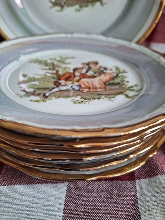 Porcelana Wałbrzych Pan  Tadeusz talerz deserowy i taler