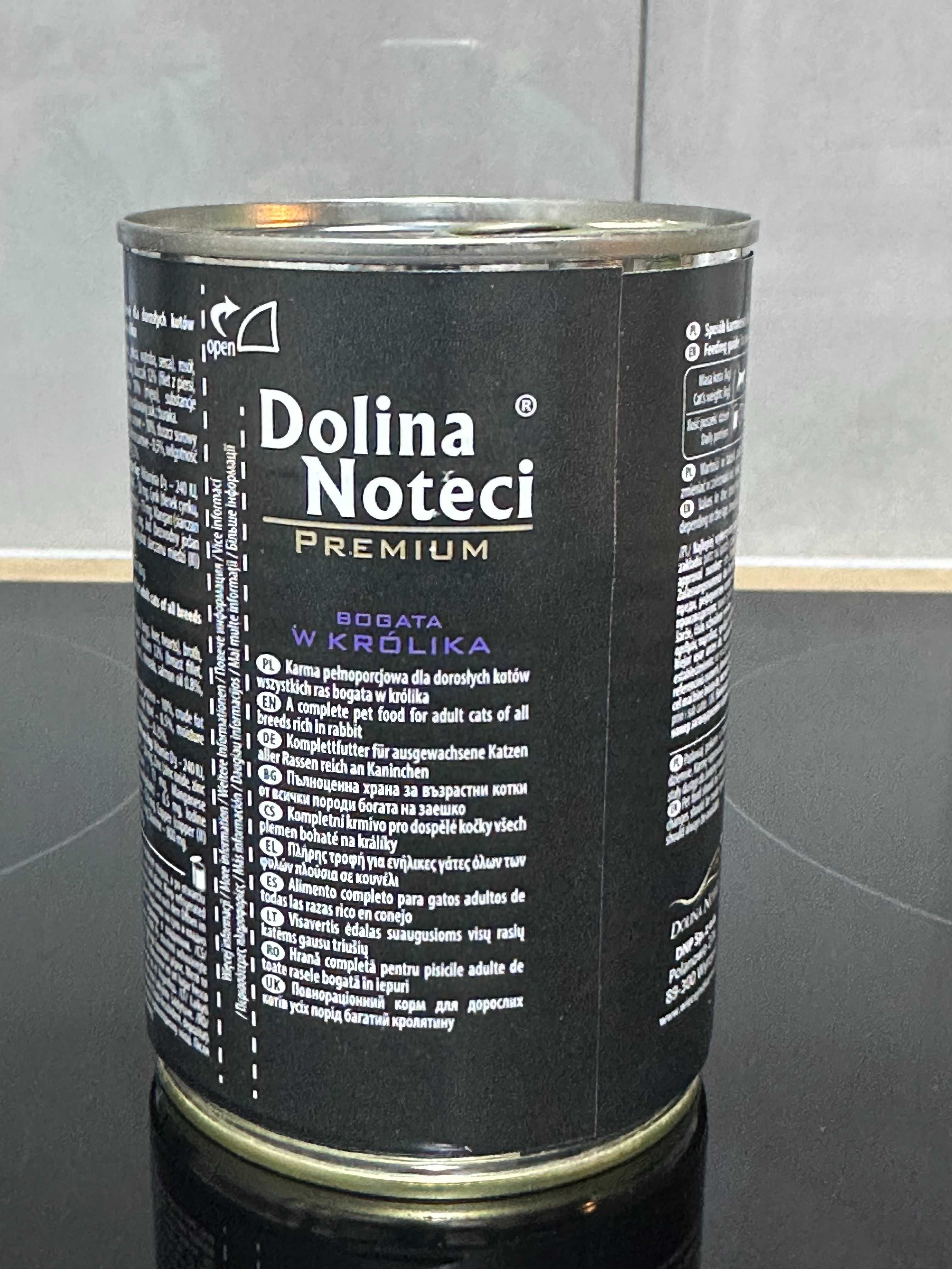 DOLINA NOTECI Premium mokra karma dla kotka 6x400g KRÓLIK