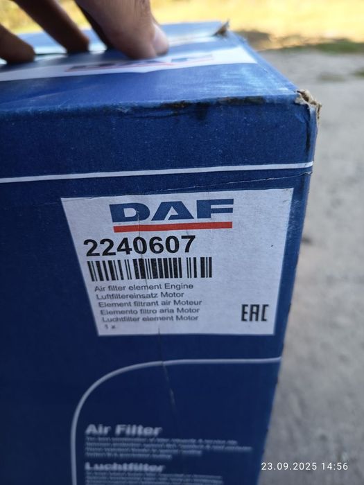 Фільтр повітря daf xd xf xg xg+ euro 6 2240607