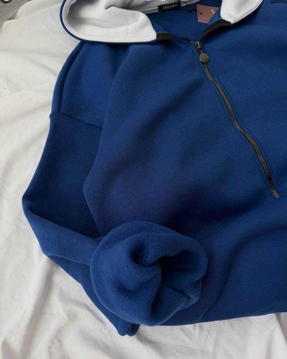 Жіночий Зіп-худі з вушками Стіча Оверсайз тепле