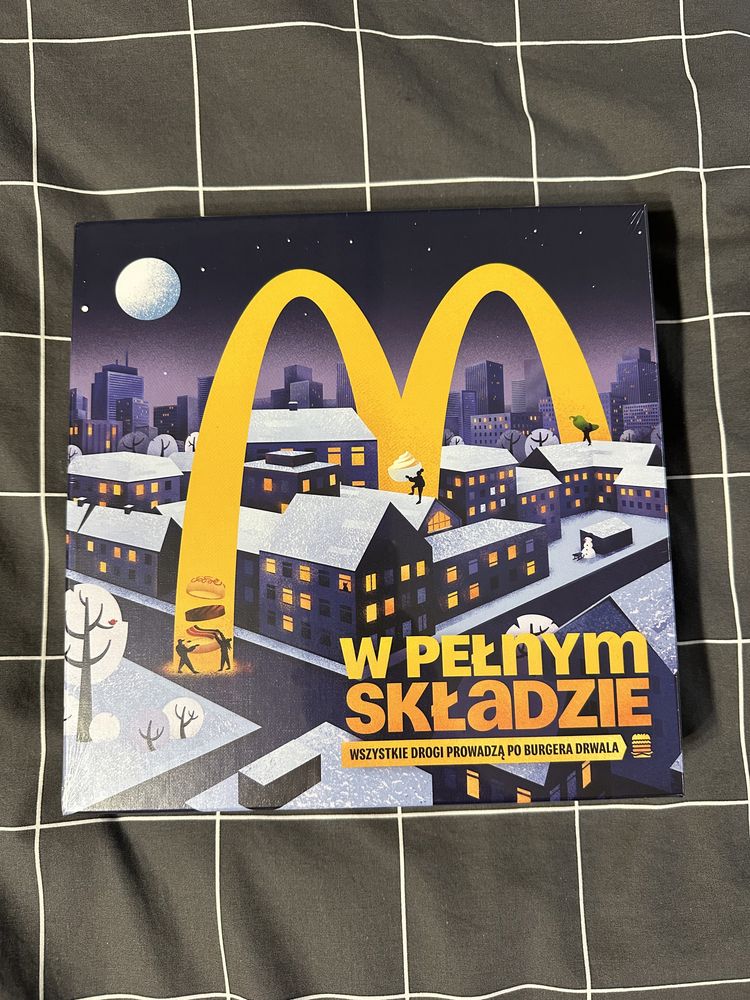 Oryginalna nowa gra planszowa McDonald’s „W pełnym składzie”