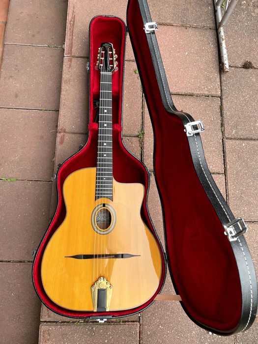 Maurice Dupont MD50 Cognac gitara gypsy jazz - sklep Gram