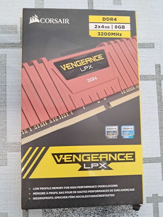 Memória RAM DDR4 3600mhz 2* 2*4GB