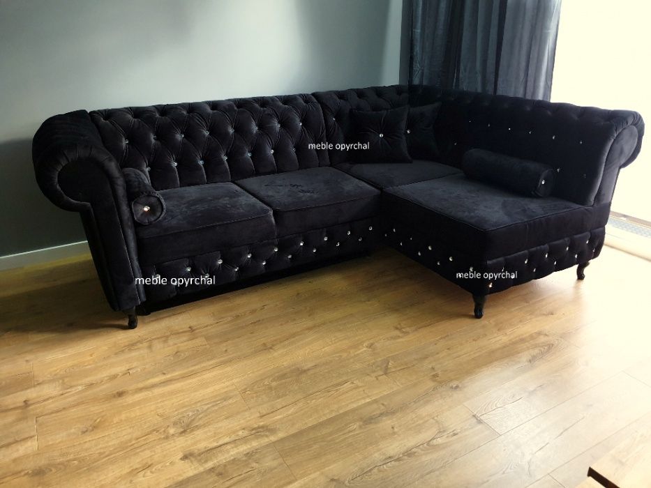 PRODUCENT!!!Piekny naroznik chesterfield, glamour sofa kanapa NR.62