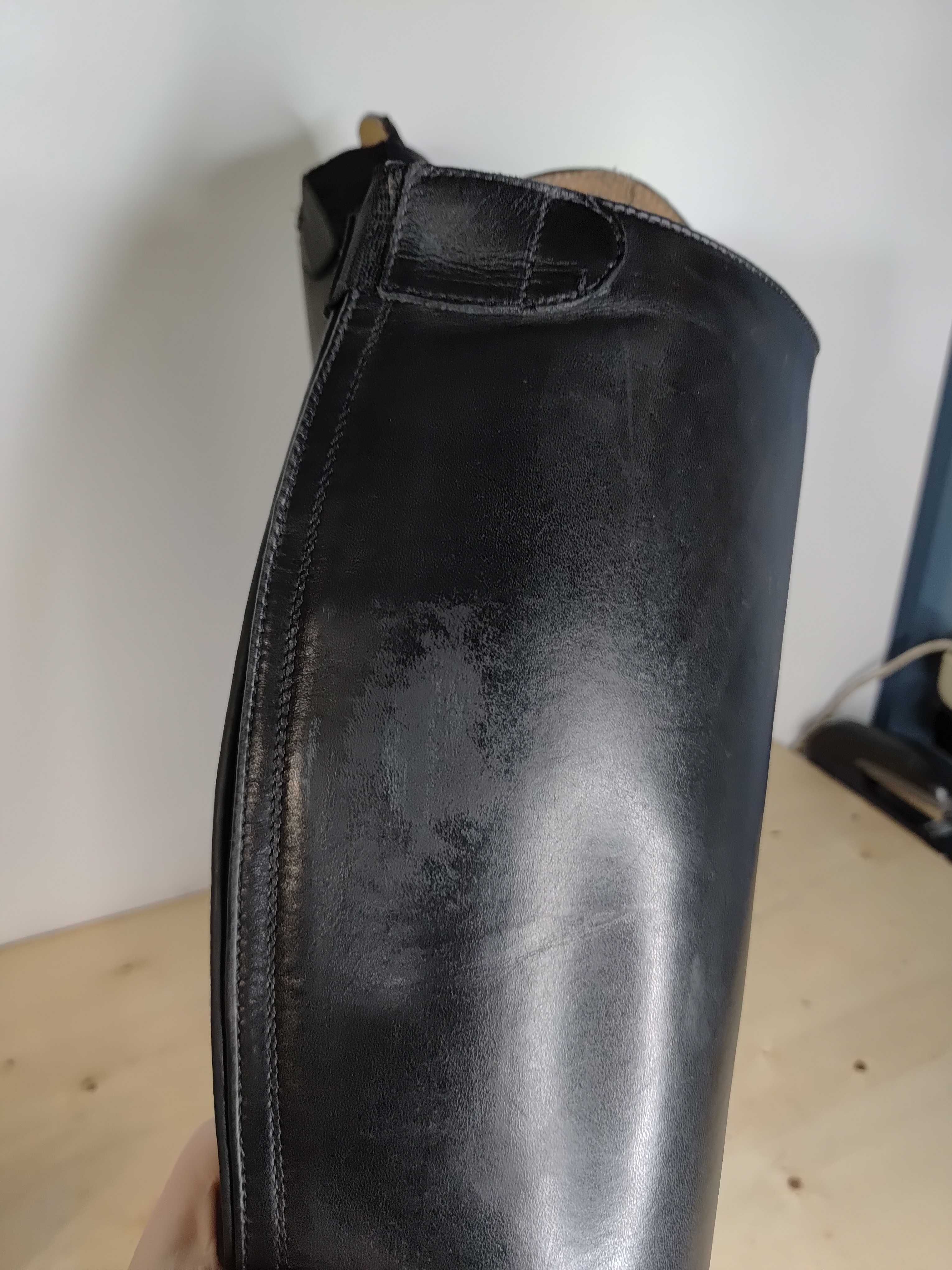 206.41. Oficerki Steeds Brasilia, roz: 41 Slim, łyd: 34,5cm, wys: 48cm