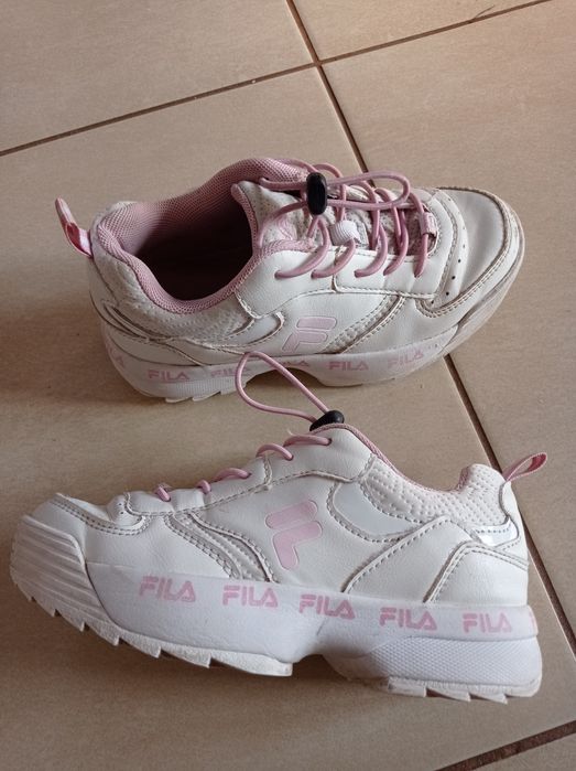 Sneakersy białe Fila