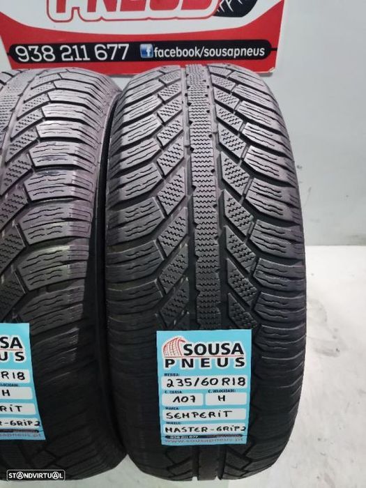 2 pneus semi novos 235-60r18 semperit - oferta dos portes