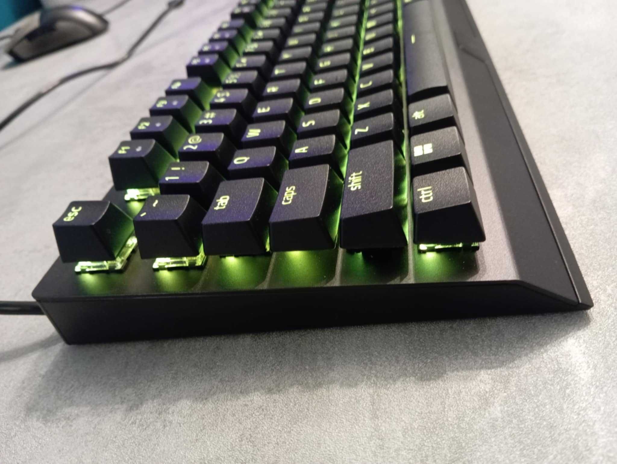 Klawiatura mechaniczna razer blackwidow tkl yellow switch