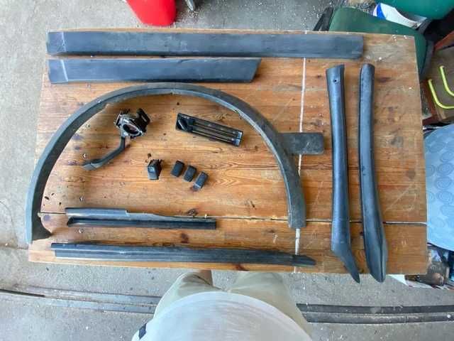 Peças Volkswagen Golf 2/MK2 GTI/GTD/TD, aba, friso, botões|USADO