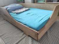 Sprzedam łóżko dziecięce niskie scandi drewno