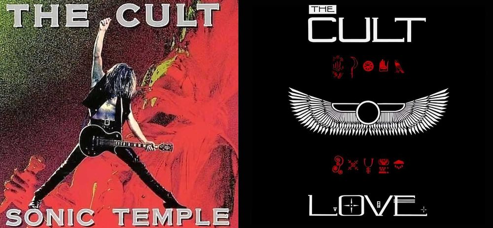 Canecas The Cult Capa Album CD Love e Sonic Temple Musica Rock