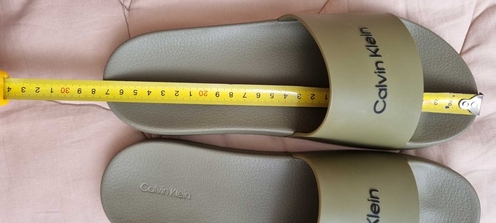 Шльопанці шльопки слайдери Calvin Klein Delta Green 40-41р