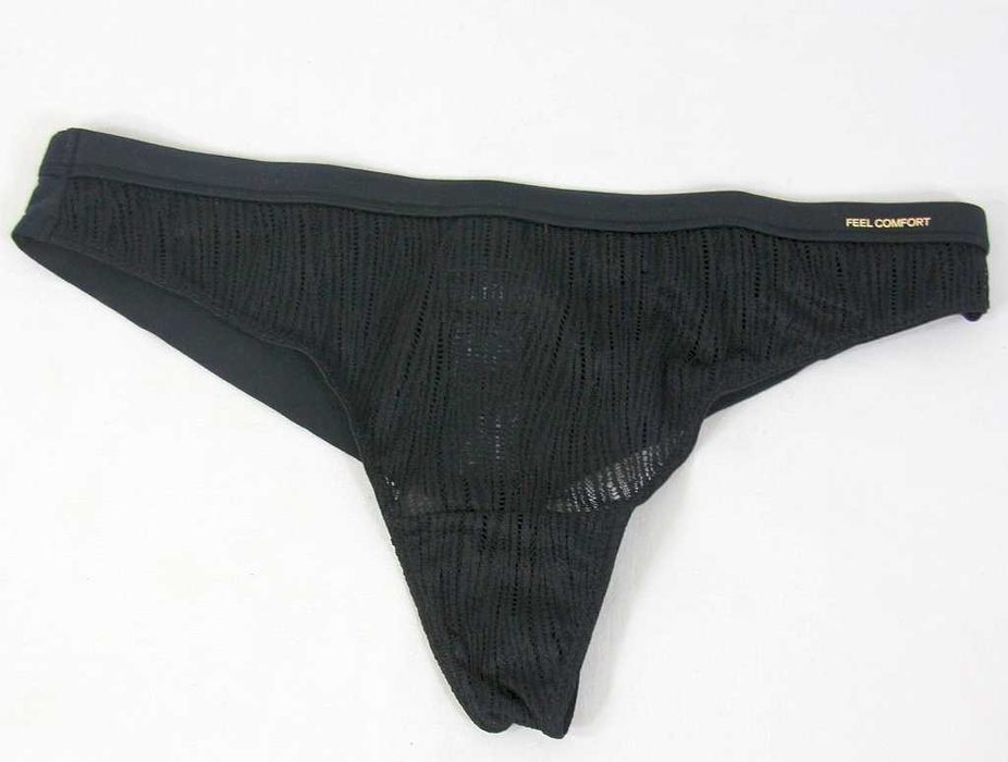 Majtki stringi czarne Rozmiar 32/34