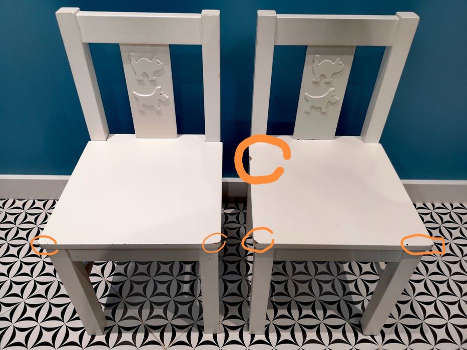 Stolik dziecięcy IKEA Kritter z krzesełkami