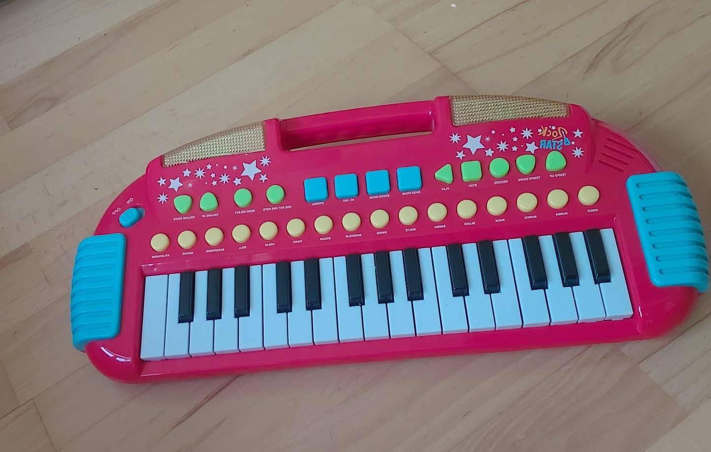 Edukacyjne Pianinko Rock Star Carousel Keyboard dla dzieci