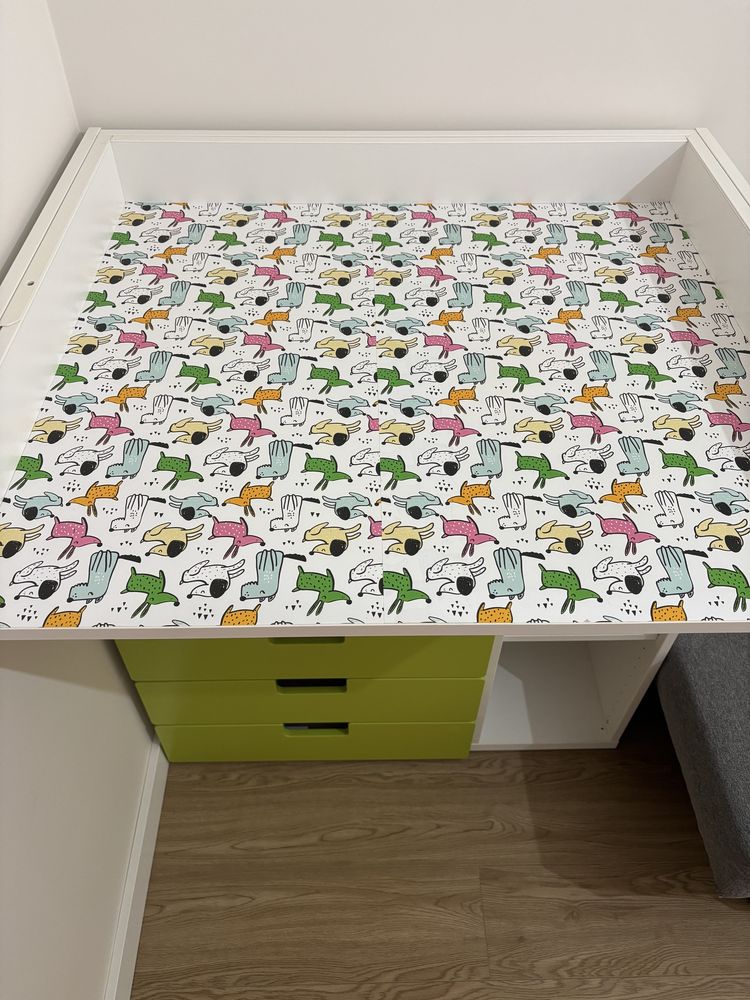 Przewijak IKEA Smastad z szufladami komoda dziecięca