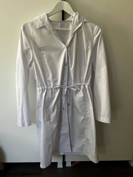 Медичний халат жіночий на завʼязці