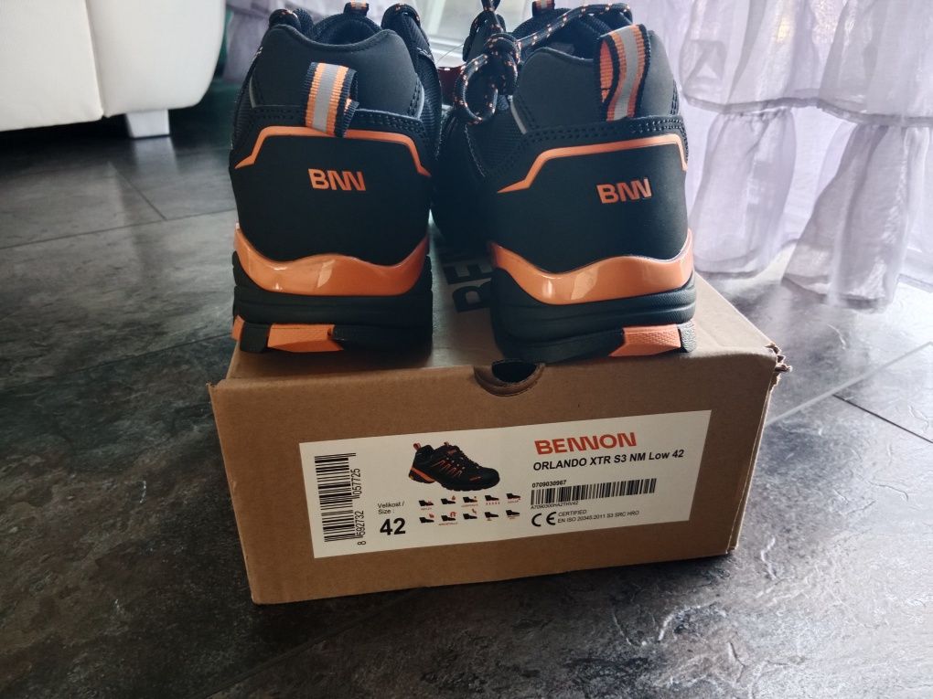 Półbuty Robocze BENNON ORLANDO XTR S3 SRC Rozm. 42