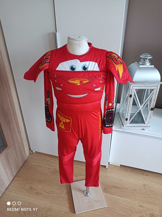 H&M strój przebranie ZYGZAK MC QUEEN McQueen AUTA CARS 98/104 (33)