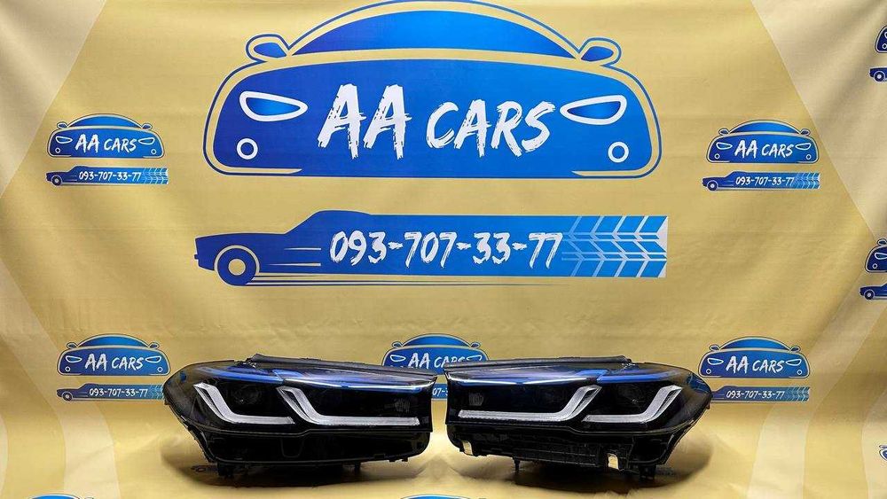 Фары Фара Фари Bmw G30 Shadow Чорні 5/M5 F90 Adaptive Laser рестайлінг