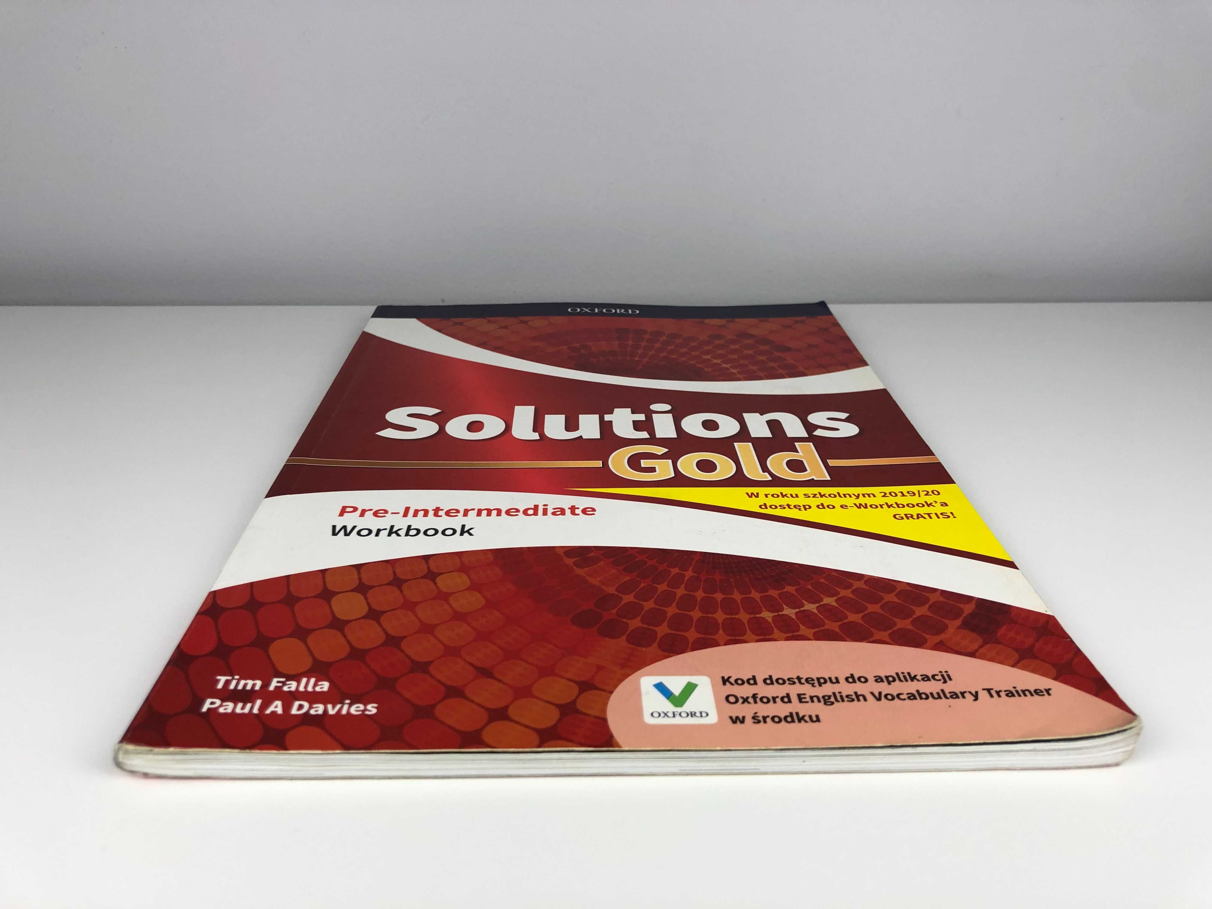 Solutions Gold Pre-Intermediate Workbook Ćwiczenia Język Angielski