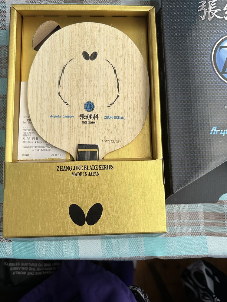 Deska do tenisa stolowego, butterfly Zhang Jike Alc