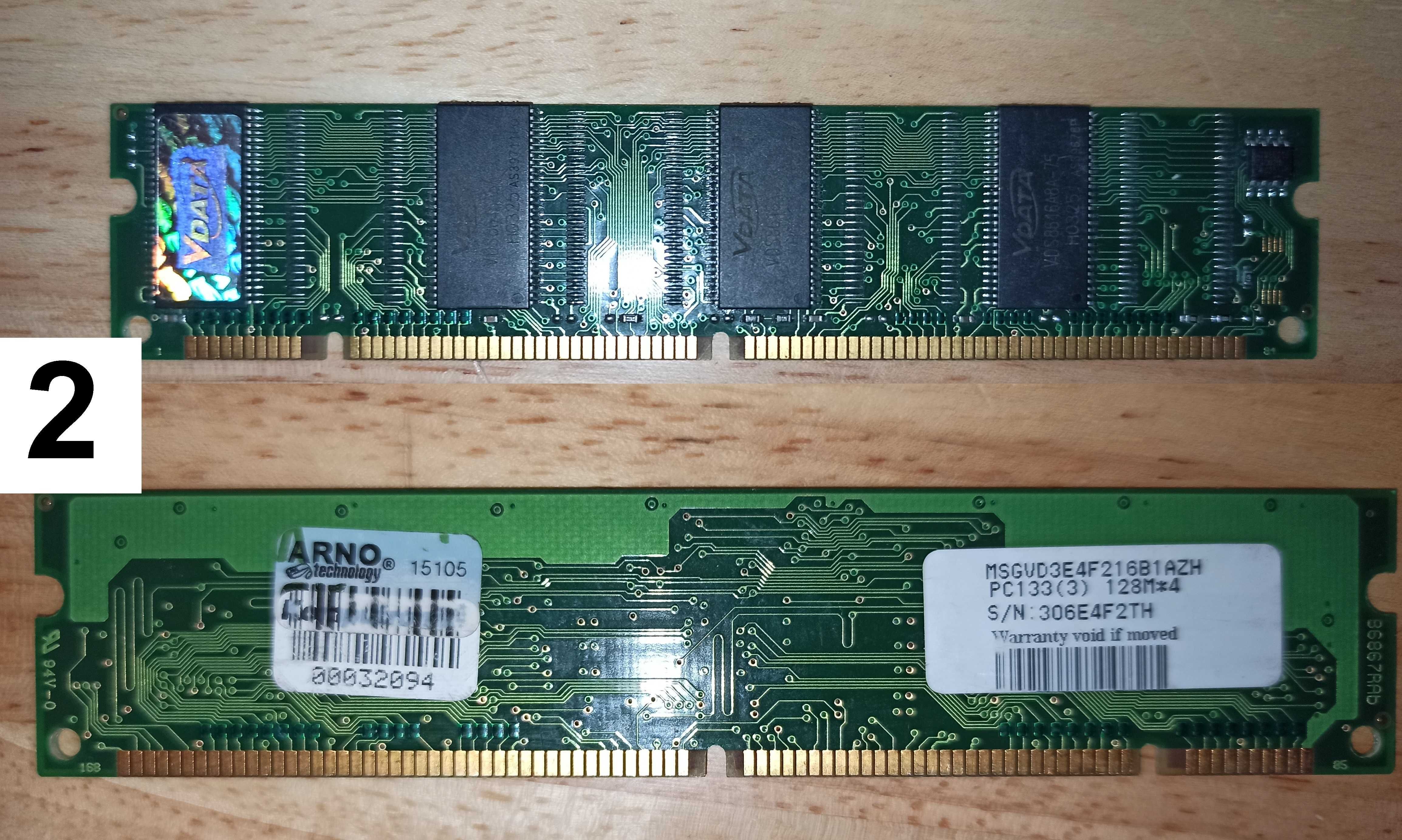 Kości ram ddr2, ddr3, sdram