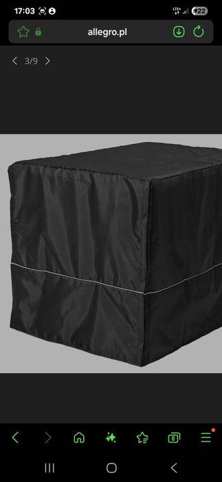 Flamingo Ebo Black - metalowa klatka dla psa, S: 43x61x50cm