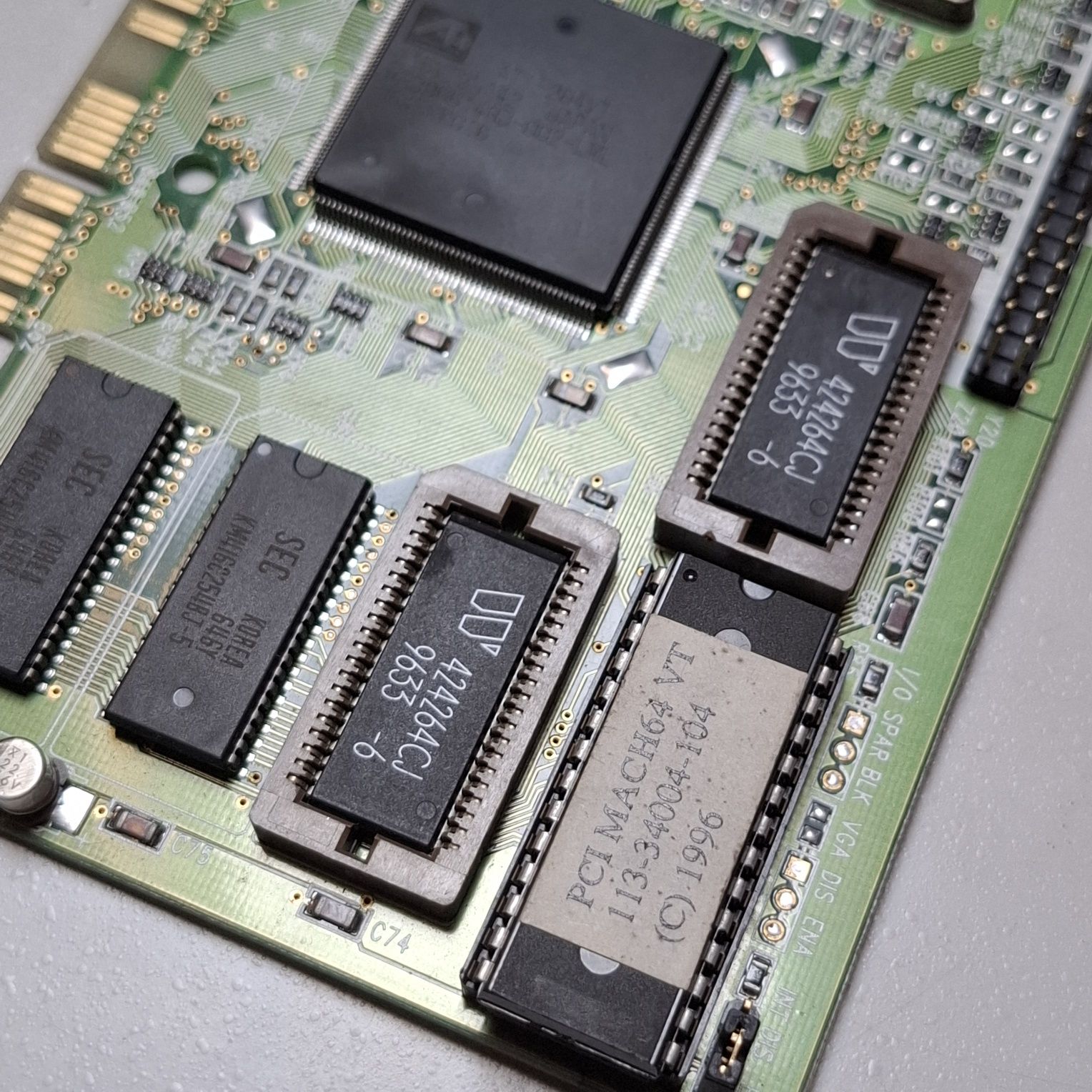 Karta graficzna ATI 264VT MACH64 2mb PCI Retro pc