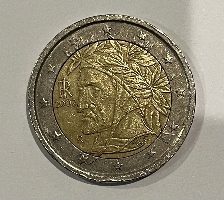 Moedas antigas de 2 euros