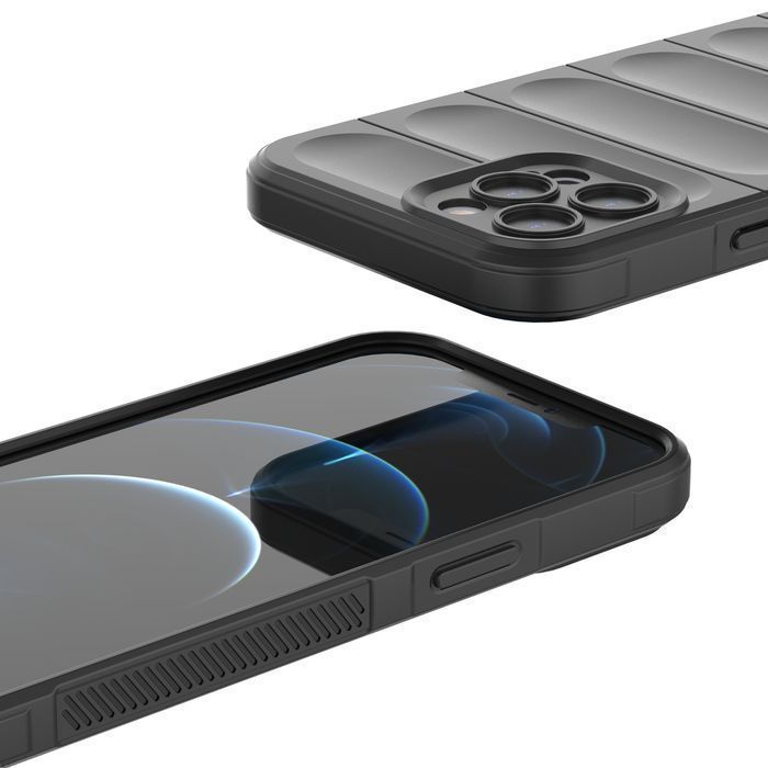 Etui na iPhone 12 Pro Max - Magic Shield Case, Ciemnoniebieskie
