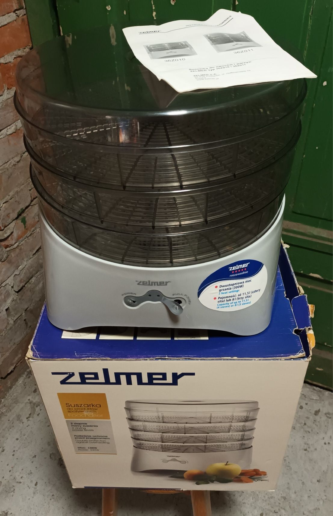 Suszarka do owoców i warzyw ZELMER Typ 36Z010