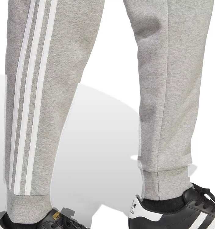 NOWE Spodnie dresowe/męskie ADIDAS 3-STRIPES (rozmiar M/L) SZARE